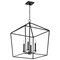 Nuvo Emma 4-Light Large Pendant - Matte Black Finish 60/7942 - alternate 7